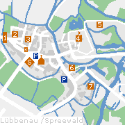 Markantes und Sehenswertes in der Innenstadt von Lübbenau
