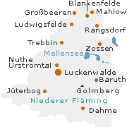 Teltow Fläming Kreis in Brandenburg