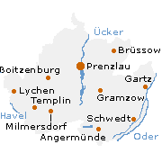 Uckermark Kreis in Brandenburg