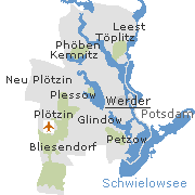 Orte im Gebiet der Stadt Werder an der Havel