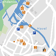 Markantes und Sehenswertes in der Innenstadt von Zehdenick