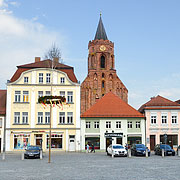Beeskower Hausensemble am Markt
