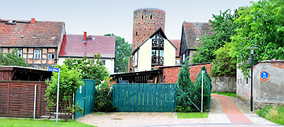 an der Stadtmauer in Lenzen