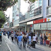 Frankfurt, Gewusel in der Innenstadt