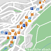 Orientierungspunkte im Staatsbad Schwalbach