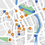 Sehenswürdigkeiten und Markantes in der Innenstadt von Herborn