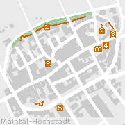 Sehenswertes und Markantes im Ortskern Maintal-Hochstadt