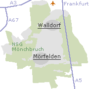 Markantes und Sehenswertes in der Innenstadt von Mörfelden-Walldorf