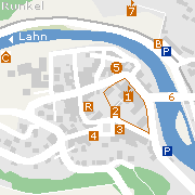 Sehenswertes und Markantes in der Innenstadt von Runkel Lahn
