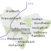 Orte im Stadtgebiet von Schlüchtern