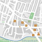 Markantes und Sehenswertes im Ortszentrum von Trebur