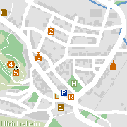 Sehenswertes und Markantes in der Innenstadt von Ulrichstein
