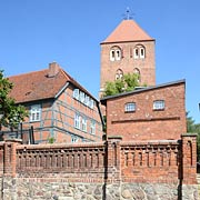 Plau am See um die Stadtkirche St. Martin