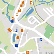 Sehenswertes und Markantes in der Innenstadt von Brüel