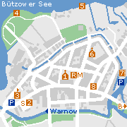 Sehenswertes und Markantes in der Innenstadt von Bützow