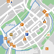 Markantes und Sehenswertes in der Altstadt von Friedland