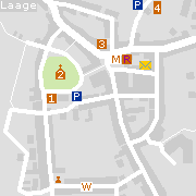 Sehenswertes und Markantes in der Innenstadt von Laage