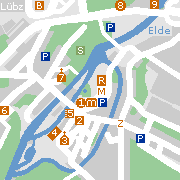 Sehenswertes und Markantes in der Lübzer Innenstadt