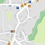 Sehenswertes und Markantes in der Innenstadt von Marlow