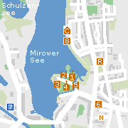 Markantes und Sehenswertes in der Innenstadt von Mirow