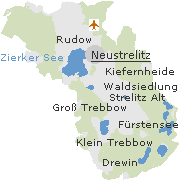 Orte im Stasdtgebiet von Neustrelitz
