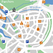 Sehenswertes und Markantes in der Innenstadt von Parchim