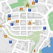 Markantes und Sehenswertes in der Innenstadt von Penzlin