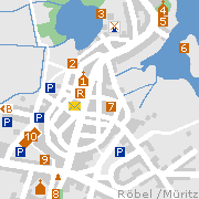 Markantes und Sehenswertes in der Altstadt von Röbel /Müritz