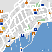 Sehenswertes und Markantes in der Innenstadt von Saßnitz