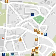 Sehenswertes und Markantes in der Innenstadt von Tessin