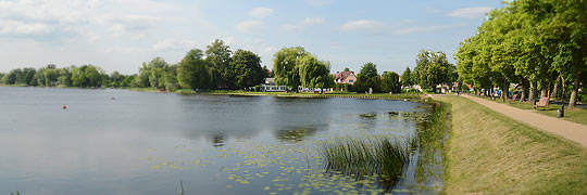 Klostersee mit Freibad in Dargun