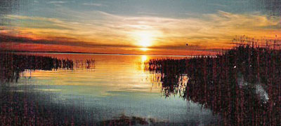 Sonnenuntergang im Mecklenburger Seenland