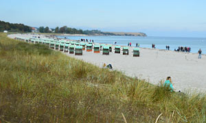 Strandkörbe am Korbstrand von Boltenhagen