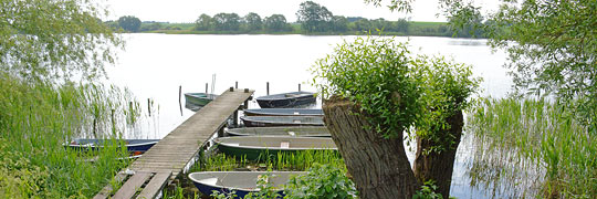 Kirchstücker See in der Gemeinde Klein Trebbow nahe Schwerin