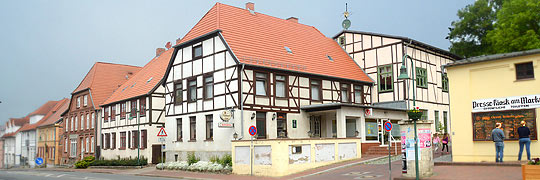 Kröpelin, Markt und Hauptstraße