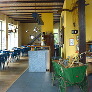 Blick in die Blaubeerscheune