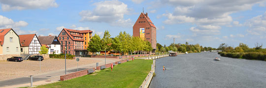 Ortsansicht von Loitz an der Peene
