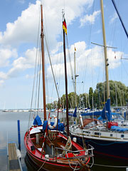 Hafen von Mönkebude mit der Ghost