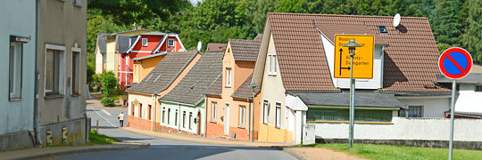 Aus dieser Sicht geht es im pommerschen Marlow begab. Im Klein Thüringen gibt es nun mal Berg und Tal.