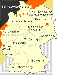 Deutschland und seine Bundesländer: klick in die Karte