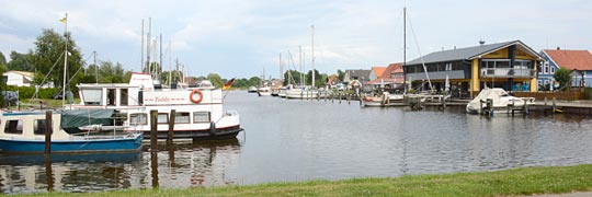 am Hafen von Varel