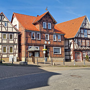 verschiedene Fachwerkgebäude an der Lange Straße