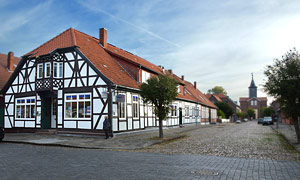 denkmalgeschützes bauliches Ensemble um den Kirchplatz in Rethem