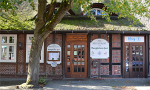 Bargfreden Hus mit idyllischem Biergarten