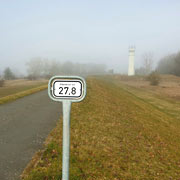 Amt Neuhaus, Elbdeich mit Grenzturm