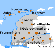 Aurich Kreis in Niedersachsen