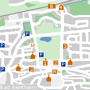 Sehenswertes und Markantes in der Innenstadt von Bad Bentheim