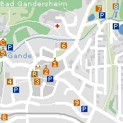 Sehenswertes und Markantes in der Innenstadt von Bad Gandersheim