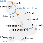 Cloppenburg Kreis in Niedersachsen