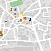 Sehenswertes und Markantes in der Innenstadt von Damme